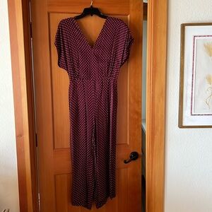 Whistles Spot Wrap Back Jumpsuit